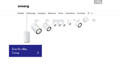Desktop Screenshot of ansorg.com