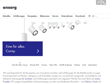Tablet Screenshot of ansorg.com